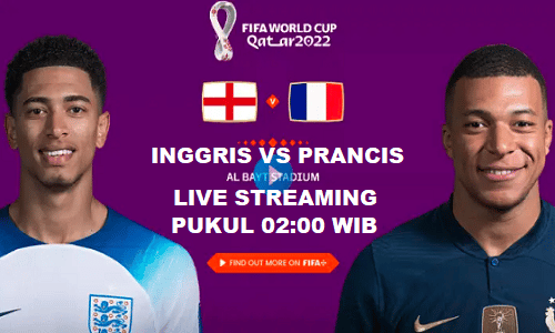 Live streaming inggris vs slovenia. Live Prancis vs Inggris.