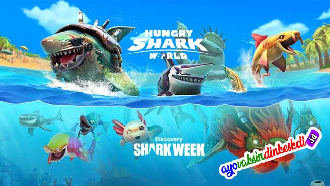 Download Hungry Shark World Mod Apk Unlimited Money Terbaru