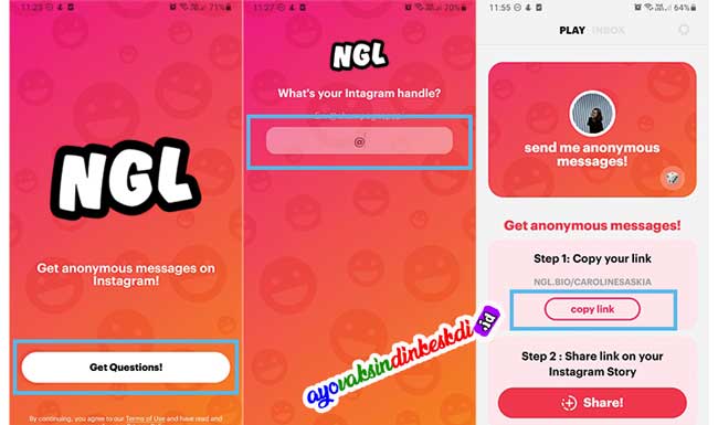 Download NGL Link Mod Apk Premium Unlocked versi Terbaru